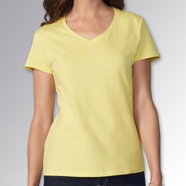 Women's Premium Cotton V-Neck T-Shirt Thumbnail