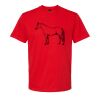 Softstyle™ midweight adult t-shirt Thumbnail