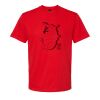 Softstyle™ midweight adult t-shirt Thumbnail